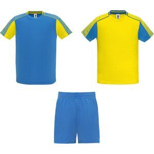 Roly Unisex Adult Juve Sports Sports Set / Royal Blue/Yellow